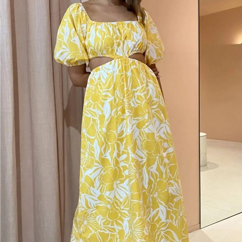 Faithfull the Brand Shaila Maxi Dress size XS